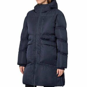 NWT Womens Mondetta Outdoor Mid-Length Down Puffer Jacket Black